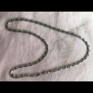 Ladies 24” silver 925 chain